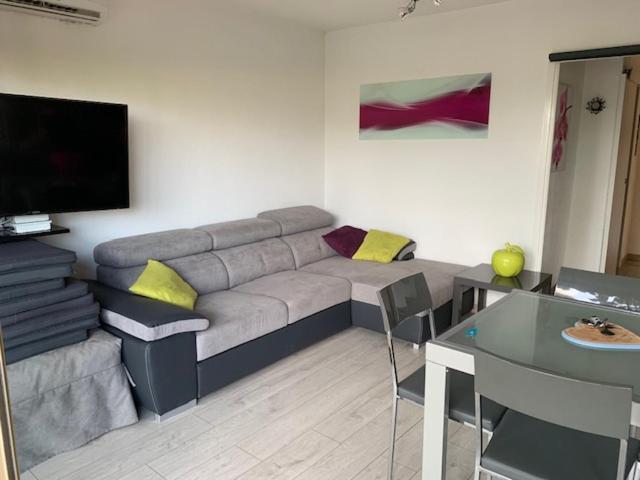 Appartement Face A La Mer Et Au Port Saint Laurent Du Var Avec Jardin Privatif Esterno foto